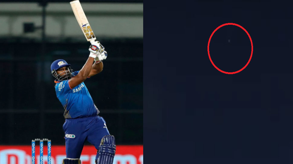 IPL 2021: Shardul Thakur की गेंद पर Kieron Pollard ने मारा आसमानी छक्का, दूरी कर देगी हैरान