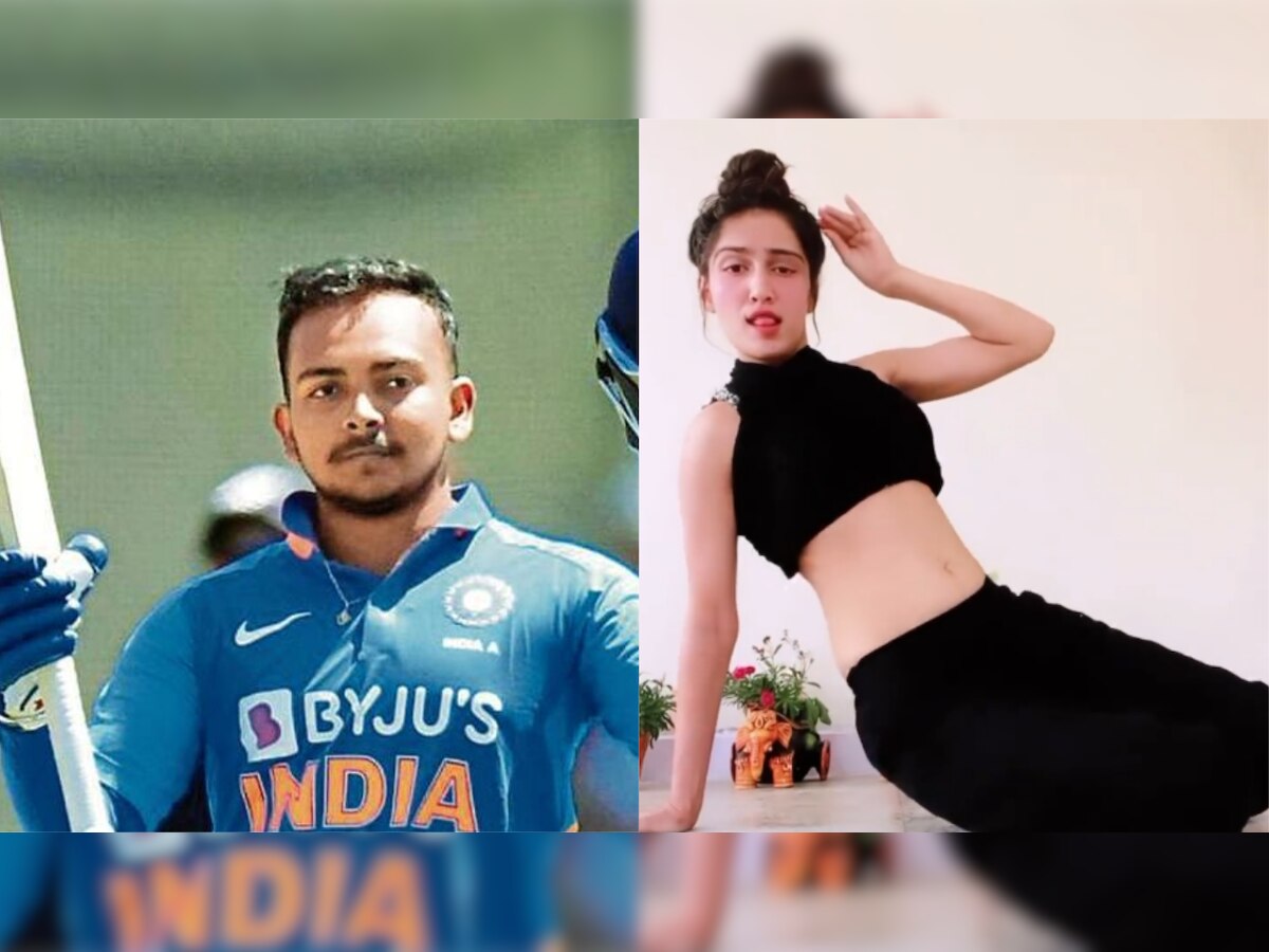 Prithvi Shaw and Prachi Singh