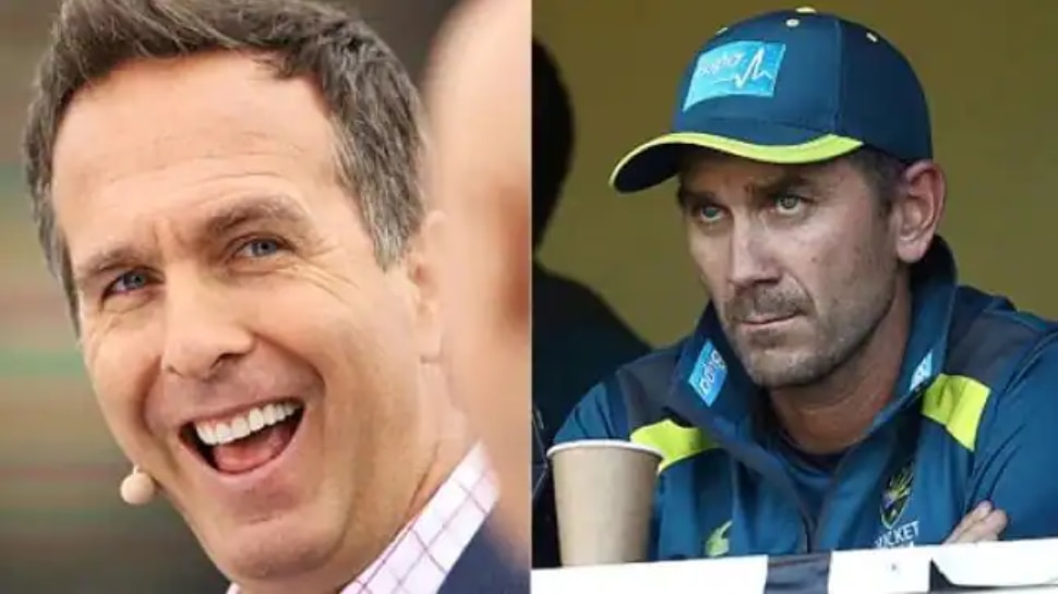 Michael Vaughan and Justin Langer funny banter india VS australia border  gavaskar trophy | Michael Vaughan ने भारत से हारने पर ऑस्ट्रेलियाई टीम का  उड़ाया मजाक, Justin Langer ने दिया मुंहतोड़ ...