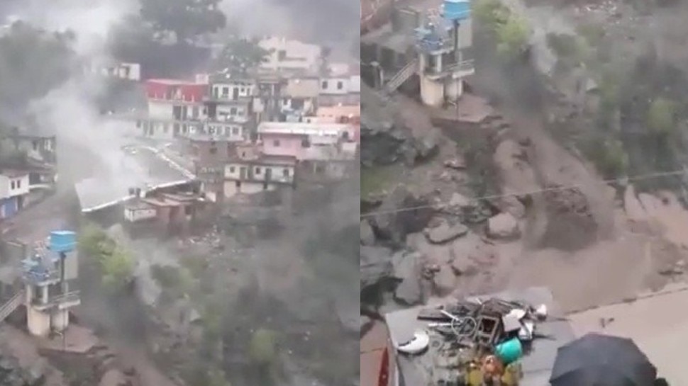 उत्तराखंड में बादल फटने से तबाही, दो बिल्डिंग जमींदोज; मलबे से पटा इलाका