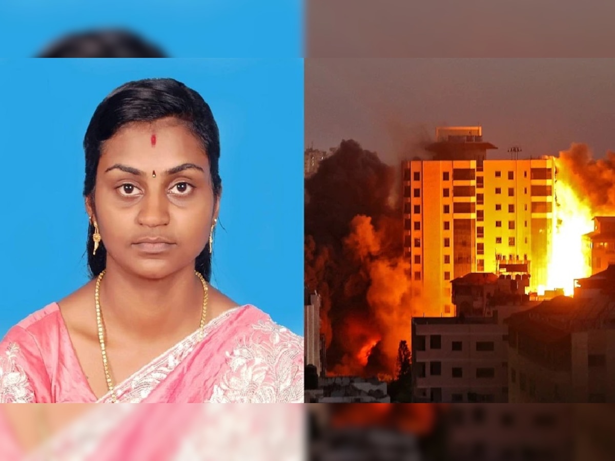 रॉकेट हमले में मारी गई केरल की महिला सौम्‍या संतोष (फाइल फोटो)