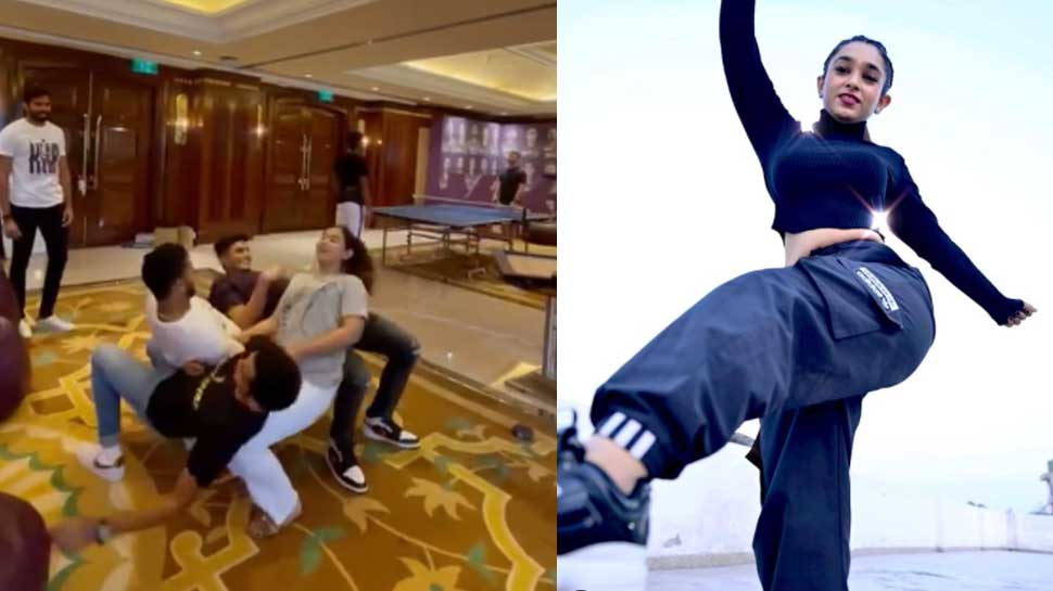Shubman Gill ने Nitish Rana की पत्नी Saachi Marwah के साथ किया अजीबोगरीब डांस, देखें Viral Video
