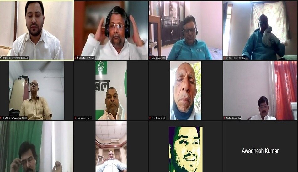 महागठबंधन ने कोरोना कुप्रबंधन पर नीतीश सरकार को घेरा, संक्रमण से बचने के लिए दिए अहम सुझाव