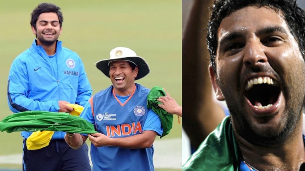 जब Sachin Tendulkar के पैरों पर गिर गए थे Virat Kohli, Yuvraj और Harbhajan ने किया था प्रैंक