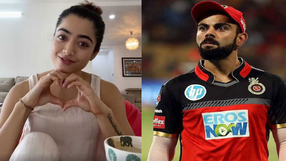 National Crush Rashmika Mandanna ने तोड़ा RCB फैंस का दिल, Virat Kohli नहीं ये खिलाड़ी है फेवरेट