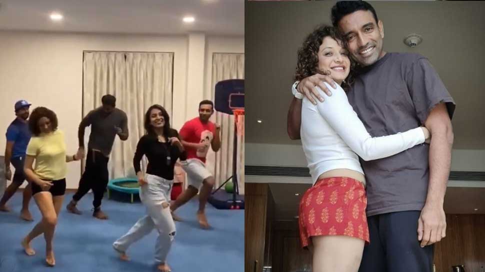 Robin Uthappa ने पत्नी Sheethal Goutham के साथ दिखाया Dance Moves, Ruturaj Gaikwad ने दिए 10 में से इतने नंबर