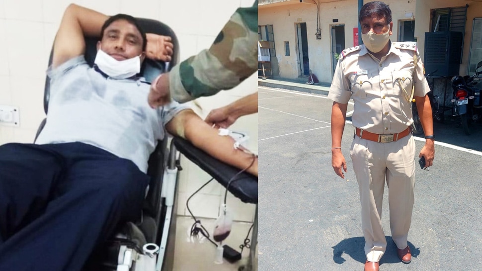 कोरोना: Delhi Police के इंस्पेक्टर ने पेश की अनोखी मिसाल, अब तक 101 किया रक्त दान