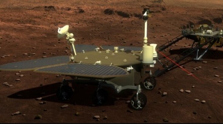 मंगल ग्रह की सतह पर चला चीन का जूरोंग रोवर, मिल सकती है व्यापक जानकारी