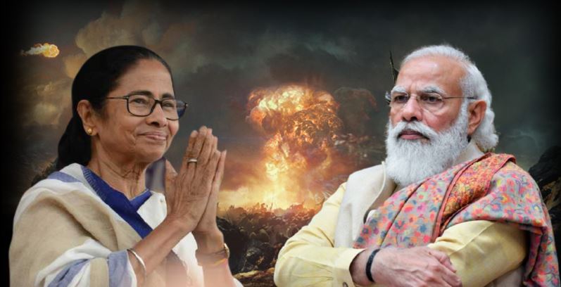 Modi Vs Mamata: बंगाल में यास तूफान पर सियासी घमासान, कागज देकर बैठक से चली गईं दीदी