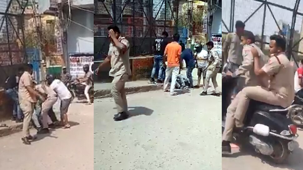 Viral Video: दिल्ली सरकार के सिविल डिफेंस स्टाफ की गुंडागर्दी, रेहड़ी लगाने वाले को जमकर पीटा