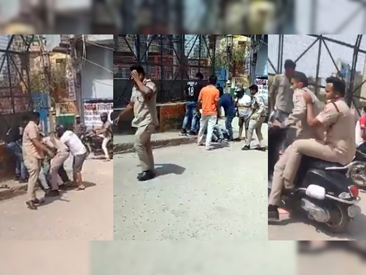 Viral Video: दिल्ली सरकार के सिविल डिफेंस स्टाफ की गुंडागर्दी, रेहड़ी लगाने वाले को जमकर पीटा