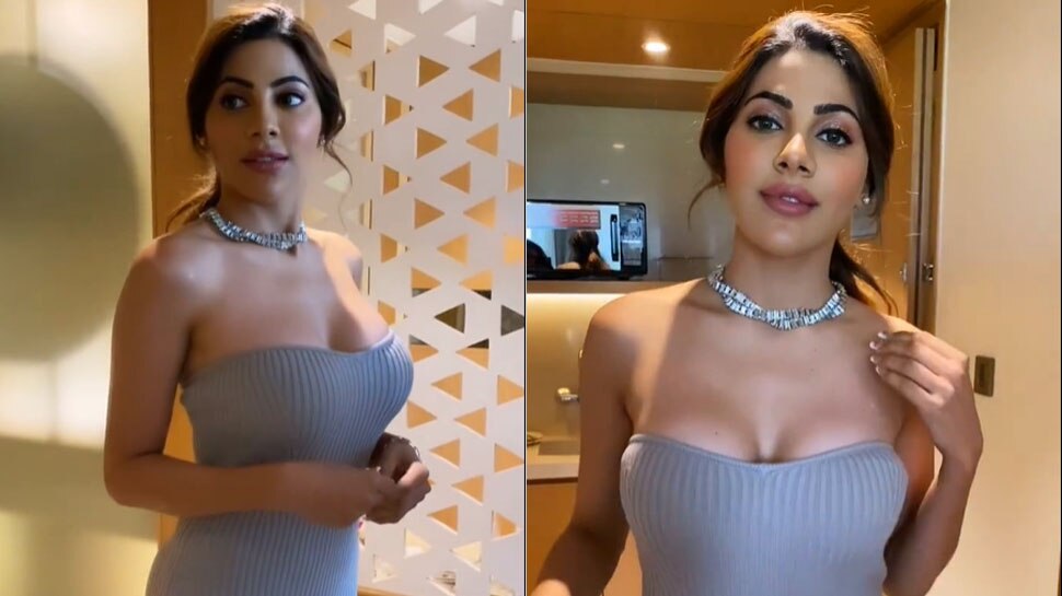 KKK11: टाइट ड्रेस में Nikki Tamboli की अदाओं का कहर, वायरल हुआ फोटोशूट का ये BTS वीडियो