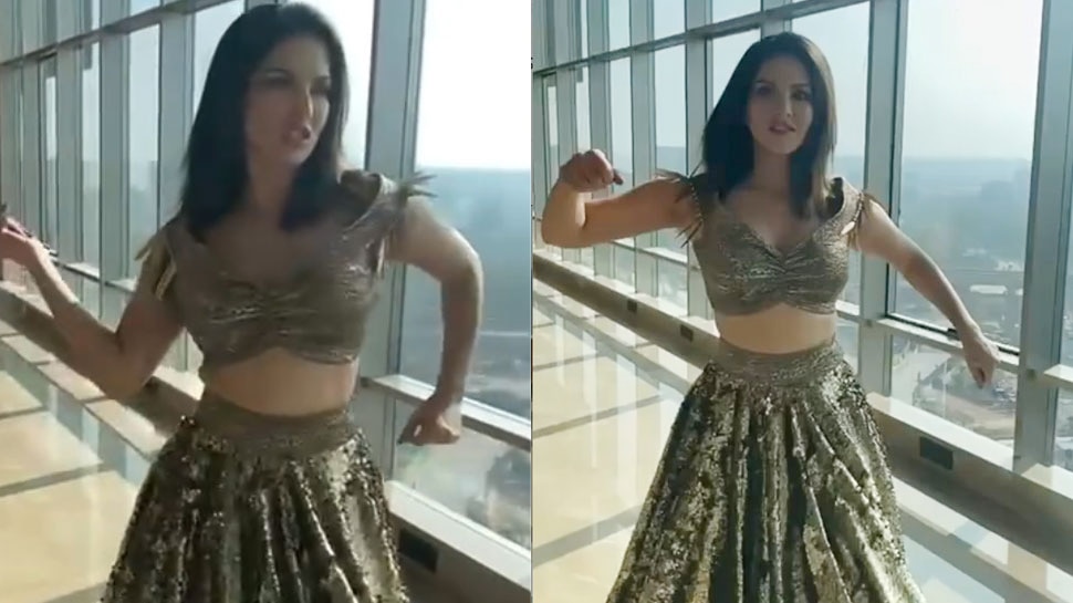 Sunny Leone ने अलग ही अंदाज में दिखाए खुद के डांस मूव्स, देखिए खूबसूरत VIDEO