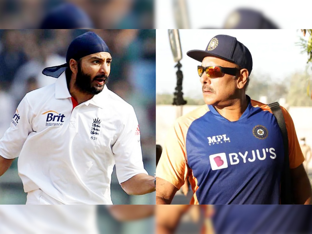 Monty Panesar and Ravi Shastri