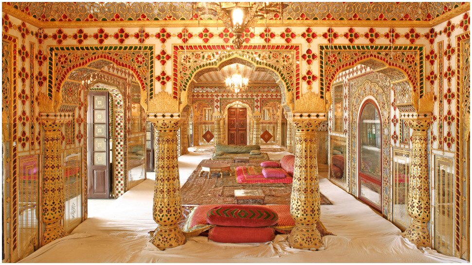 sukh niwas suites at rambagh palace jaipur is the most expensive hotel