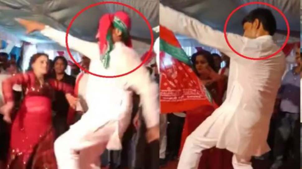 'अखिलेश को ताज दिलाएंगे' गाने पर SP नेता का नाचते हुए वीडियो वायरल, दर्ज हुई FIR