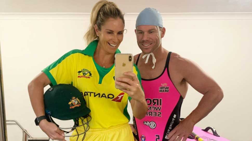 जब David Warner ने पहनी अपनी वाइफ की Pink Bikini, देखिए कपड़ों की मजेदार अदला बदली