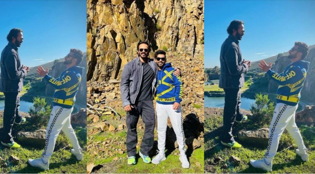 रोहित शेट्टी के साथ नजर आए राहुल वैद्य, तारीफ करते हुए कहा 'बॉस मैन'