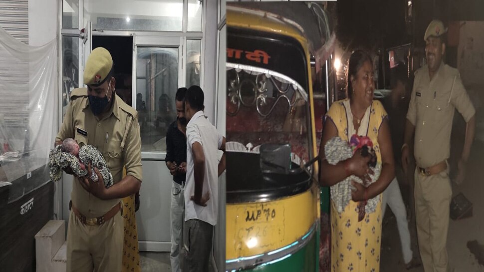 खाकी का दिखा मानवीय चेहरा, दर्द से तड़प रही गर्भवती महिला को पहुंचाया अस्पताल