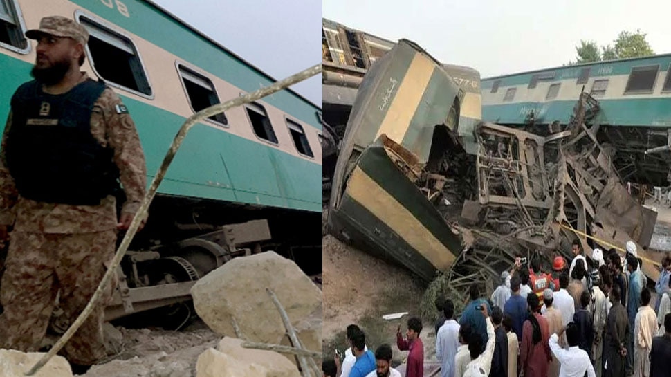 पाकिस्तान के सिंध में बड़ा ट्रेन हादसा, दो ट्रेनों में टक्कर से 30 लोगों की मौत