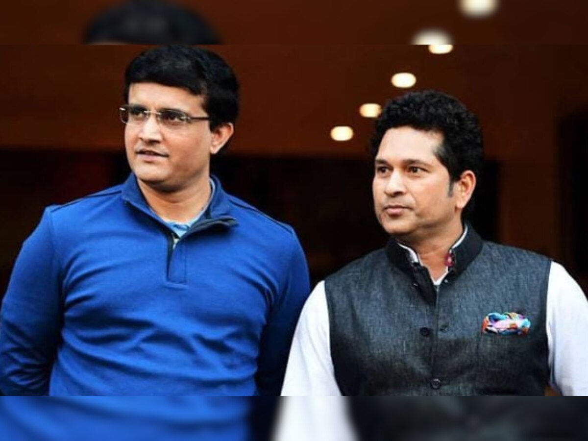 Sourav Ganguly and Sachin Tendulkar