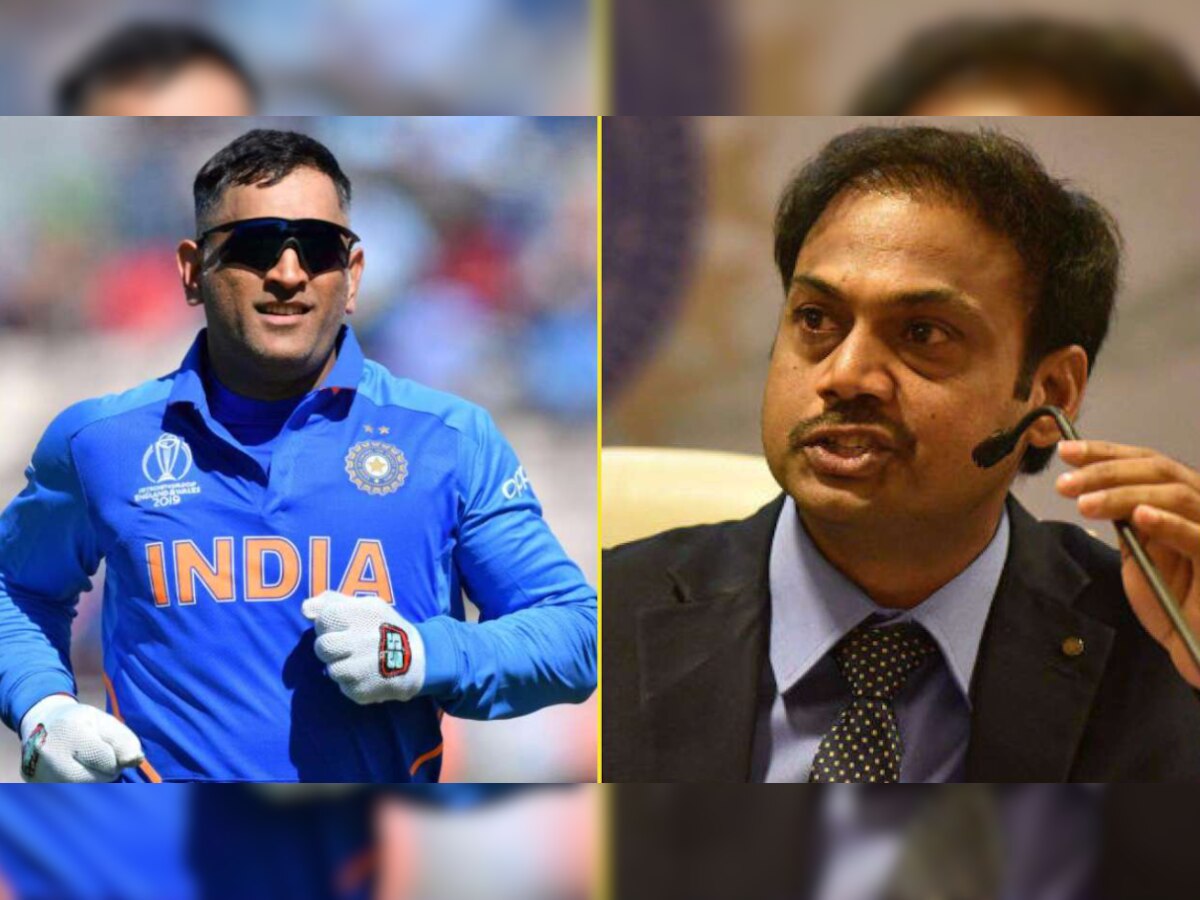 MS Dhoni and MSK Prasad