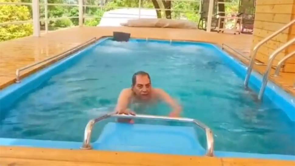 धर्मेंद्र के स्विमिंग पूल वाले विडियो का गांव के छोरे ने अनोखे तरीके से दिया जवाब, विडियो देखकर हो जाएंगे लोटपोट