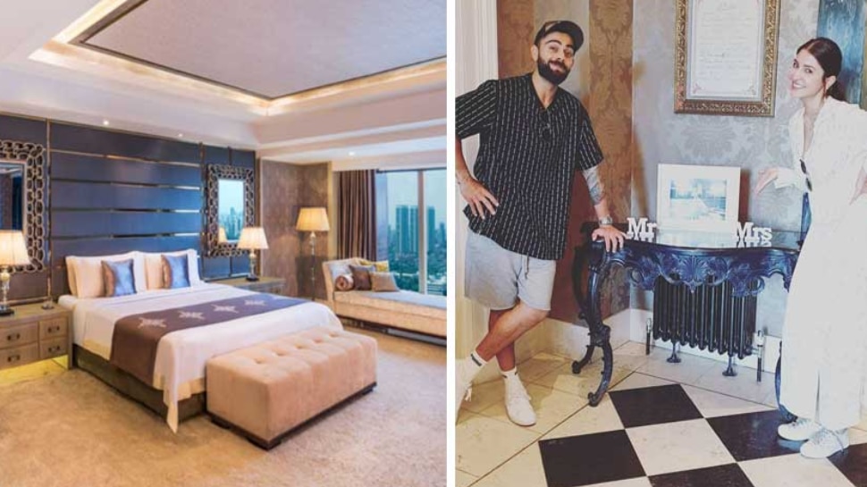 Virat Kohli and Anushka Sharma luxury apartment pictures