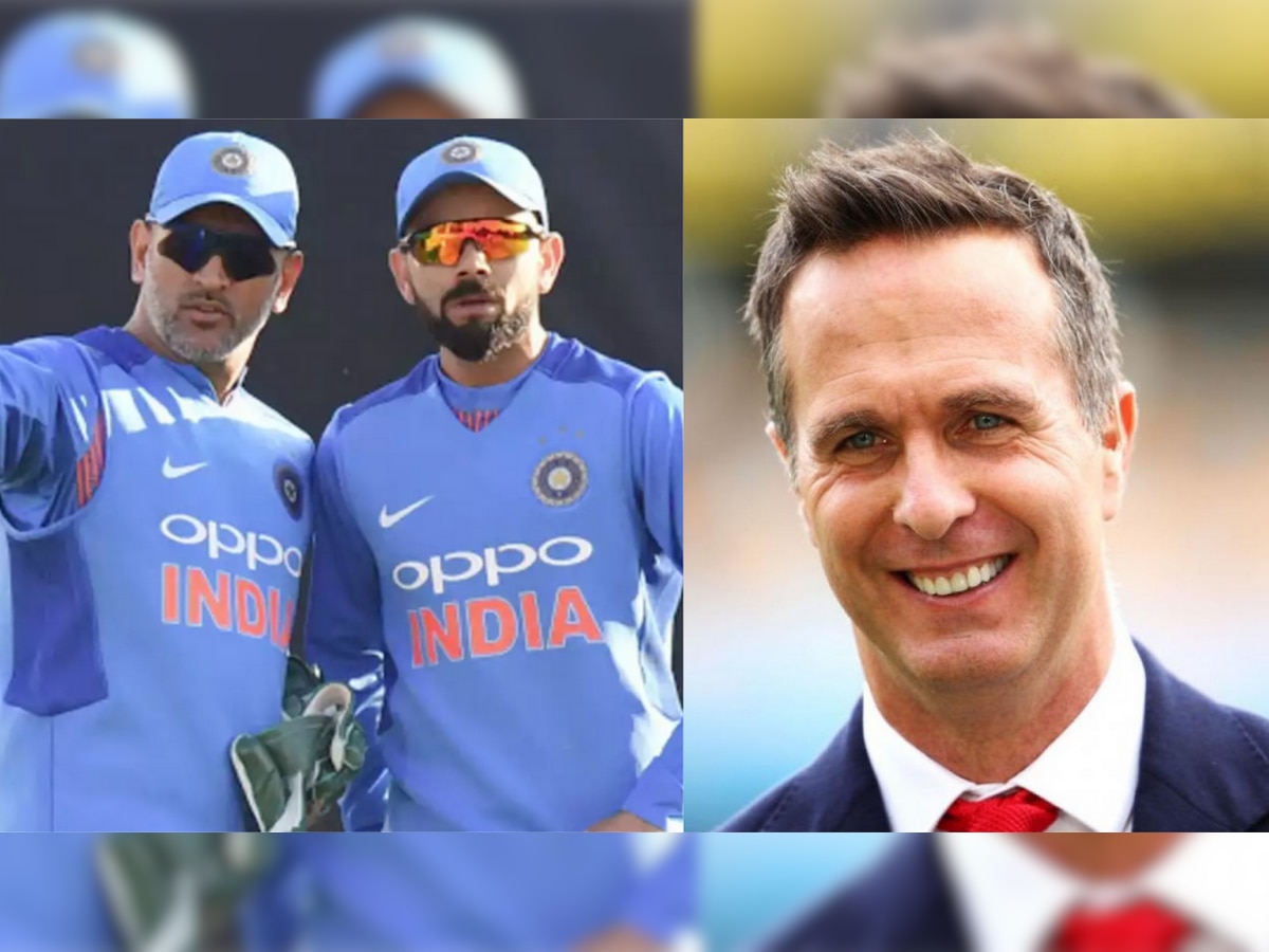 Virat Kohli, MS Dhoni and Michael Vaughan