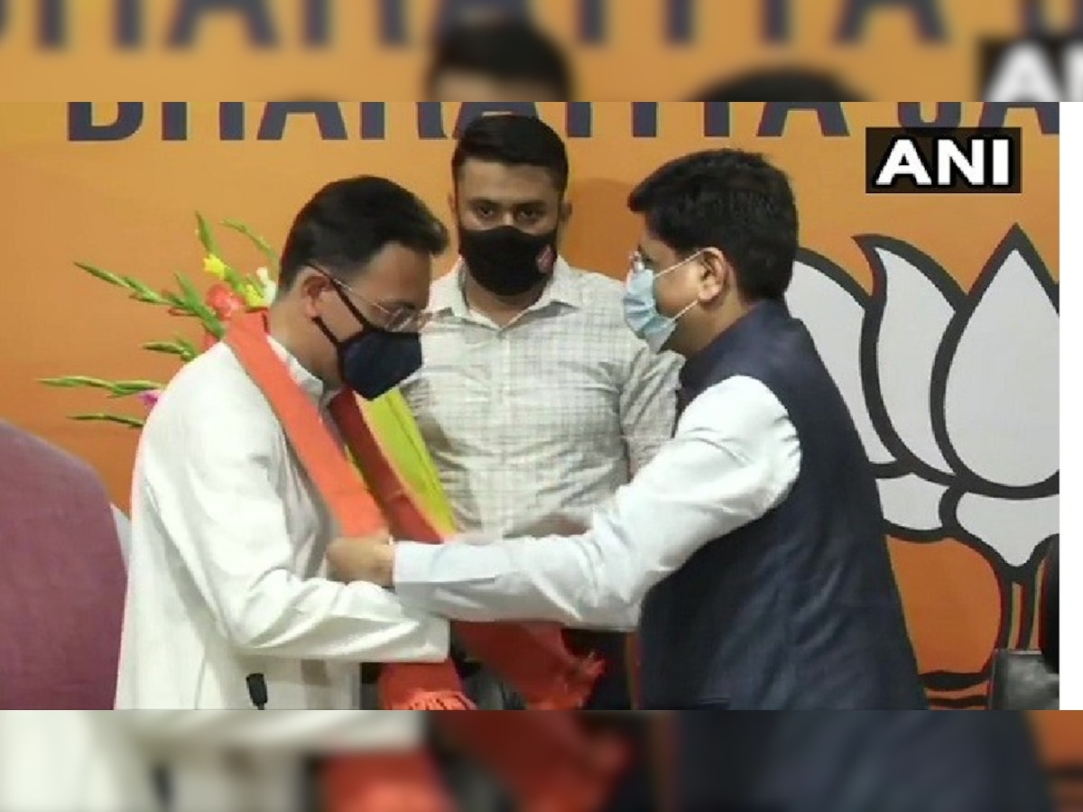 कांग्रेस का दामन छोड़ BJP में शामिल हुए पूर्व केंद्रीय मंत्री जितिन प्रसाद, पीयूष गोयल ने दिलाई सदस्यता