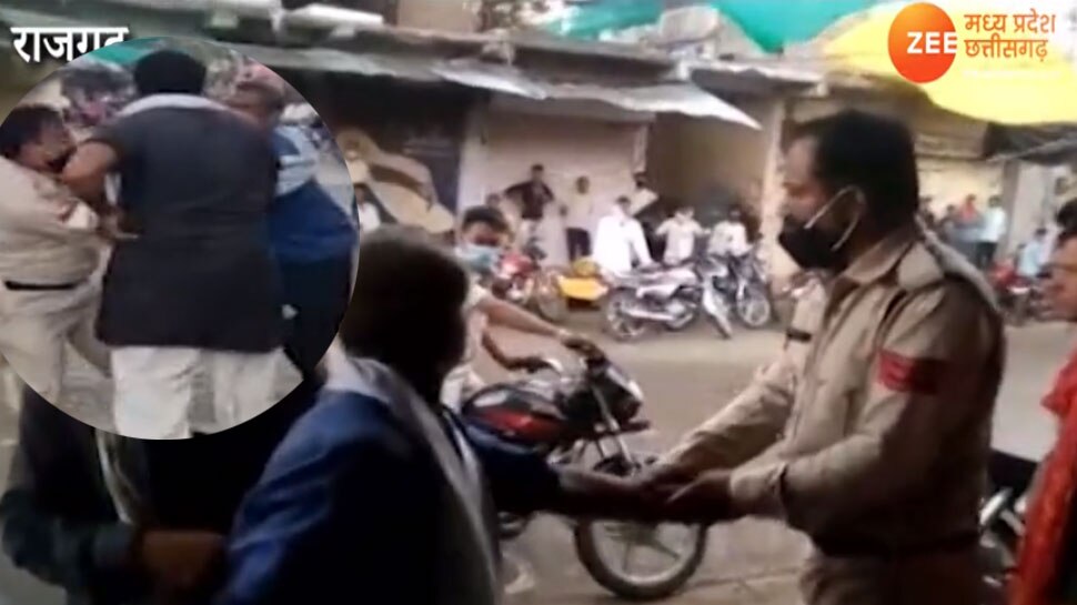 पुलिस ने किसान को पीटा, किसान ने भी कर दी धुलाई, वायरल हुआ Video