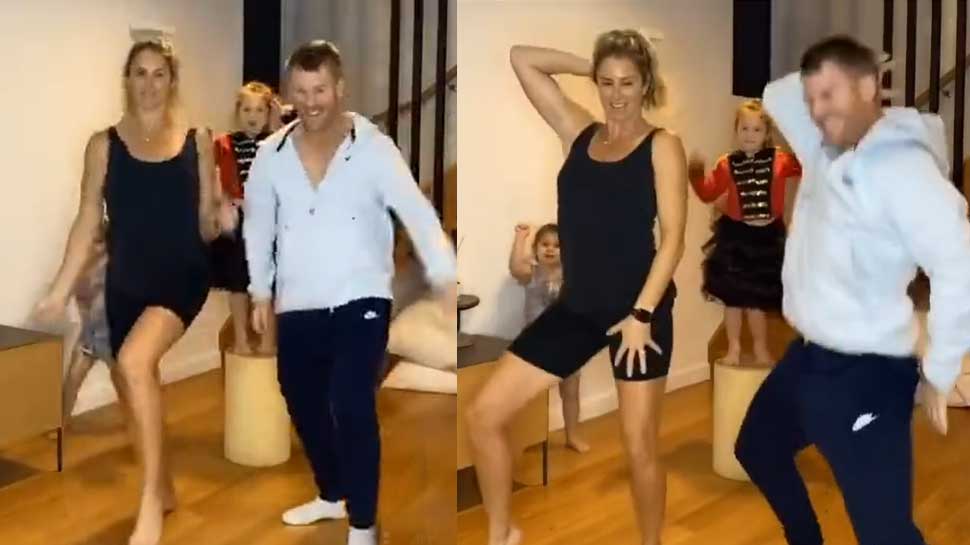 David Warner ने पत्नी और बेटियों के संग लगाया पंजाबी डांस का तड़का, Tik Tok वीडियो हुआ वायरल