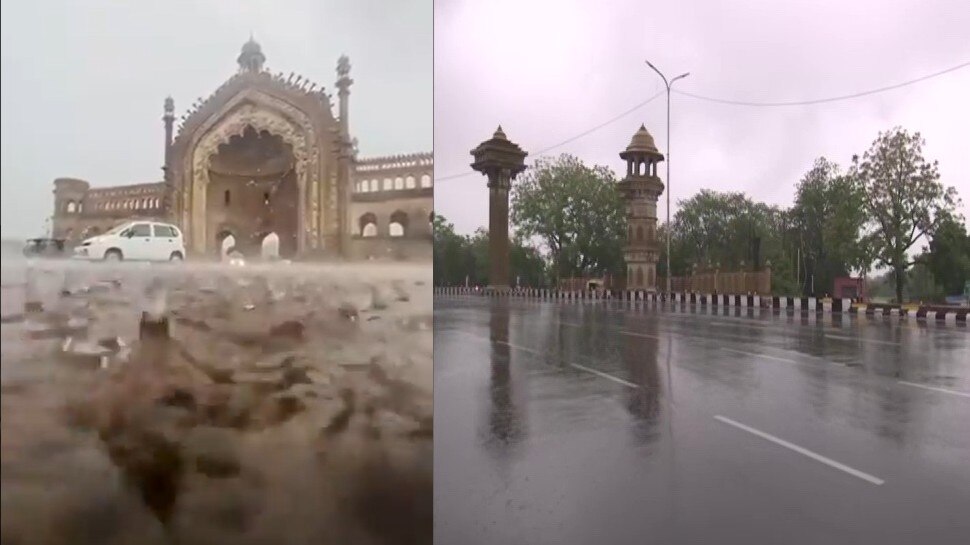 Weather Update: यूपी में मानसून की एंट्री, लखनऊ में सुबह से हो रही लगातार बारिश