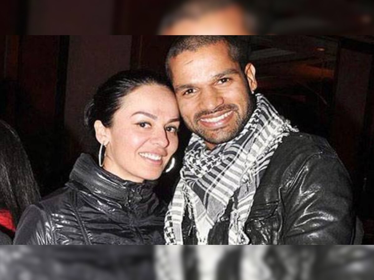 Shikhar Dhawan and Ayesha Mukherjee