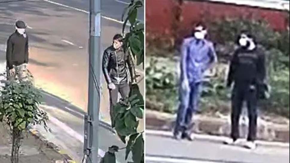 इसराइली एम्बेसी ब्लास्ट: दो संदिग्धों की CCTV फुटेज आई सामने, NIA ने रखा लाखों का इनाम