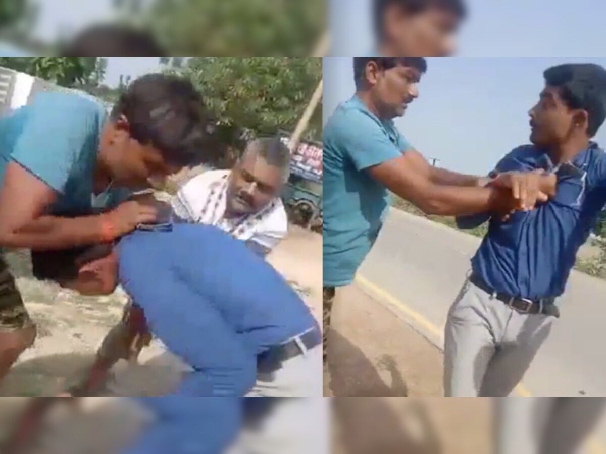 जरा सी बात पर भिड़े दो BJP नेताः पुलिसवालों के सामने एक-दूसरे को लाठी-डंडों से पीटा