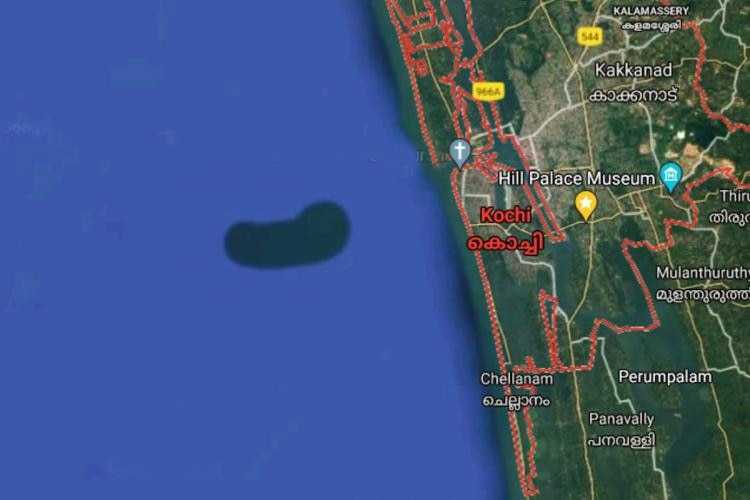 Google Maps में Kochi के करीब Arabian Sea में नजर आया Mysterious Underwater Island, अब शुरू होगी जांच