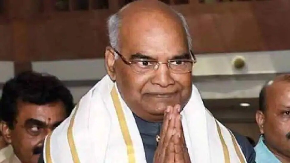 राष्ट्रपति Ram Nath Kovind पहुंचे अपने Native Village, माथे से लगाई जन्‍मभूमि की मिट्टी