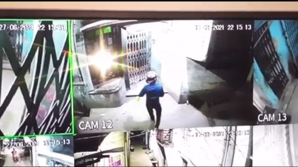 कुख्यात शूटर अमन सिंह के गुर्गों ने कोयला व्यवसायी के घर की बमबारी, CCTV में कैद हुई वारदात