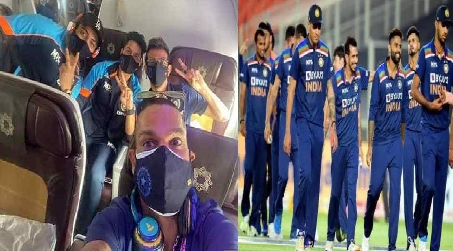 IND vs SL: युवा सपनों की उड़ान भरकर श्रीलंका पहुंची भारतीय टीम, 3 दिन खिलाड़ी रहेंगे क्वारन्टीन