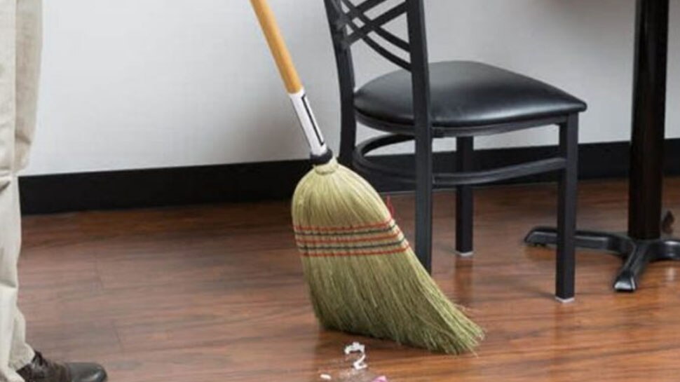 Do not sweep in the evening