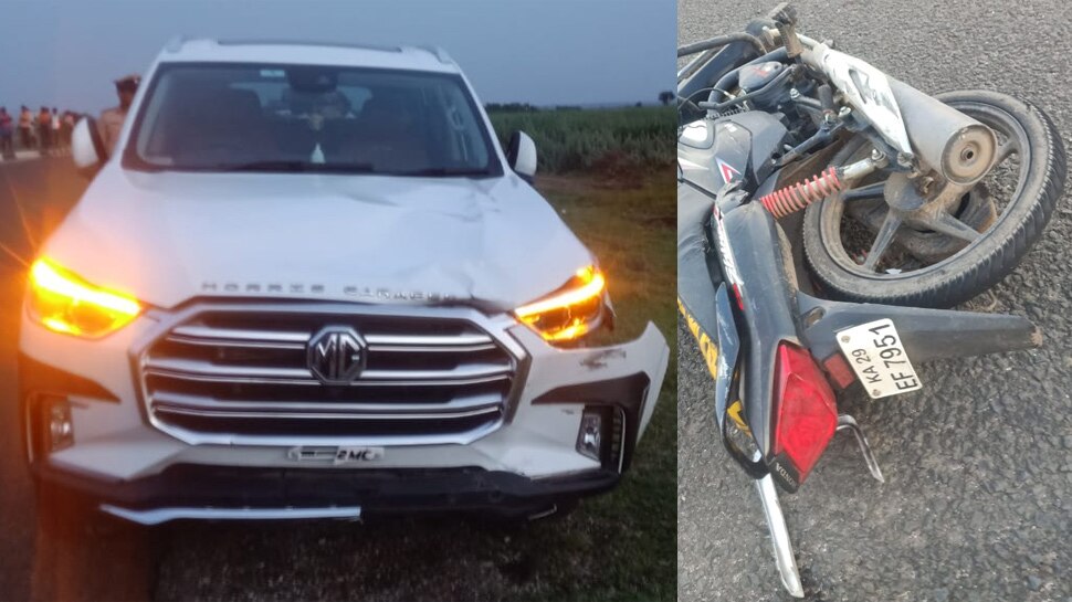 Karnataka: उपमुख्यमंत्री Laxman Savadi के बेटे की कार का एक्सीडेंट, एक किसान की मौत