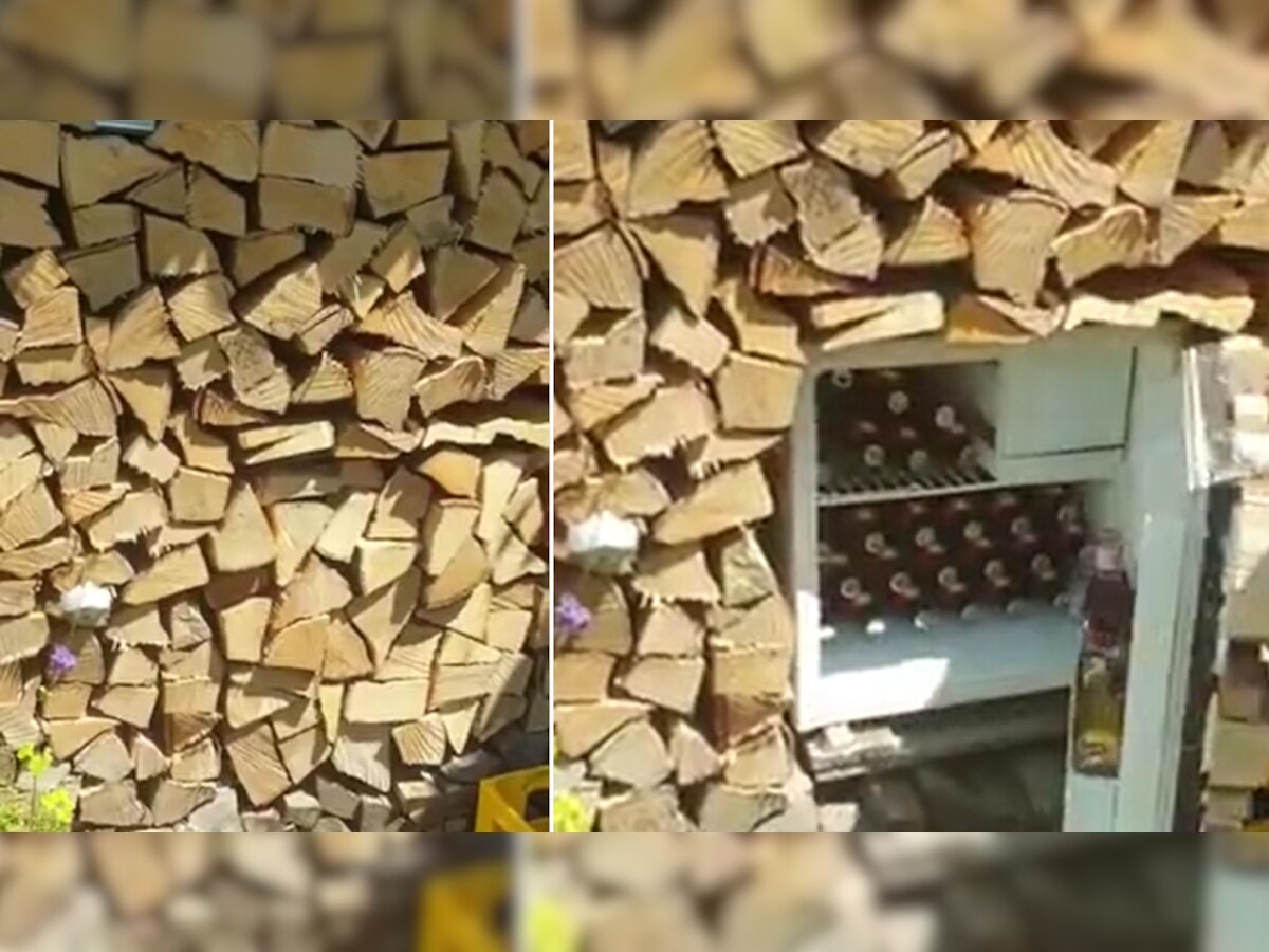 Video: गर्मी में ऐसा 'देसी जुगाड़' नहीं देखा होगा आपने, लकड़ियों के बीच बना डाला फ्रीज