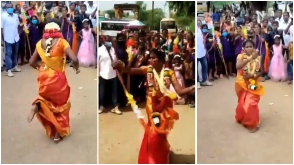 viral video of bride performing martial arts wedding video promoting