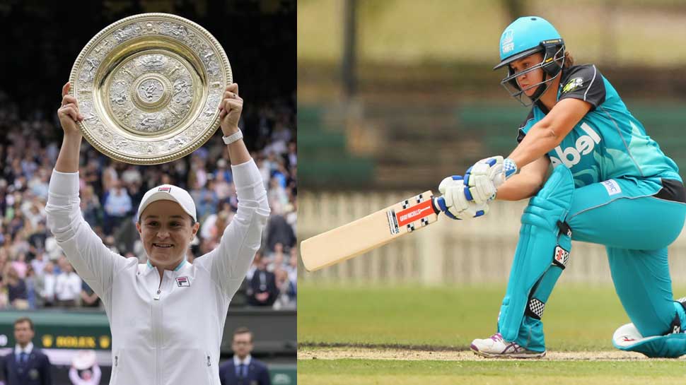 Wimbledon टेनिस चैंपियन Ashleigh Barty का Cricket से है गहरा कनेक्शन, T20 में लगा चुकी हैं फिफ्टी