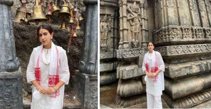 'कामाख्या देवी मंदिर' में पूजा करना पड़ा सारा अली खान को महंगा, सोशल मीडिया पर हुईं ट्रोल
