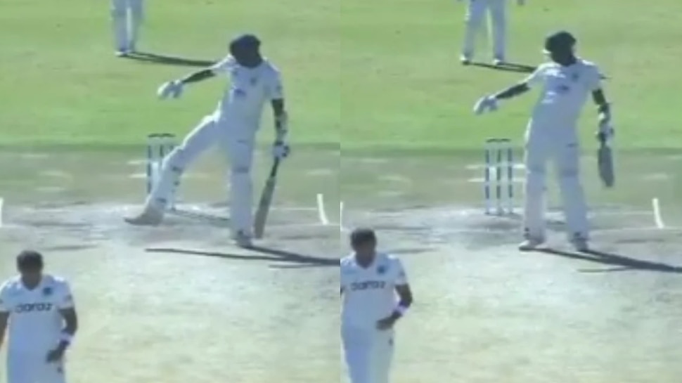 Video: बल्लेबाज का 'डांस' देख बॉलर हुआ आगबबूला, अब इस अंदाज में ले लिया बदला