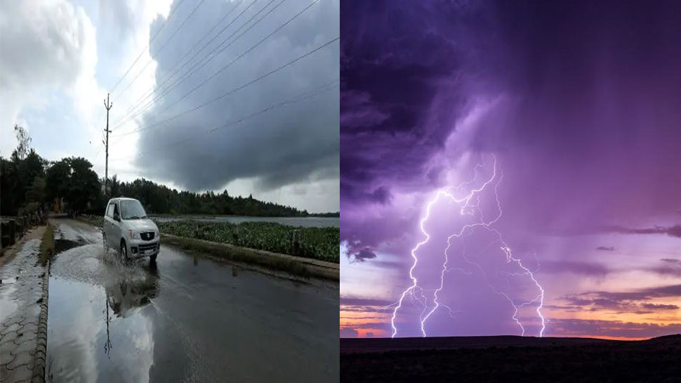 Weather News: देशभर में आसमानी आफत, पहाड़ी सूबों में बाढ़ तो मैदानों में काल बनकर गिरी बिजली