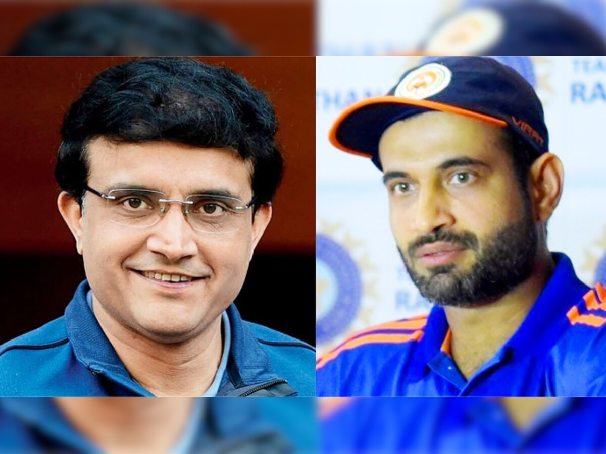 Sourav Ganguly and Irfan Pathan