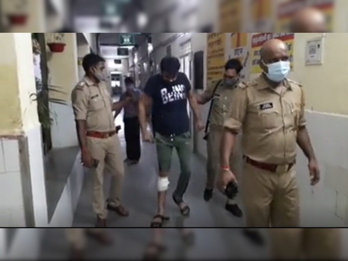 चेकिंग के दौरान भागने की फिराक में थे बदमाश, पुलिस मुठभेड़ में दो घायल, अवैध असलहे और कारतूस बरामद 